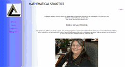 Desktop Screenshot of mathematical-semiotics.com