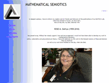 Tablet Screenshot of mathematical-semiotics.com